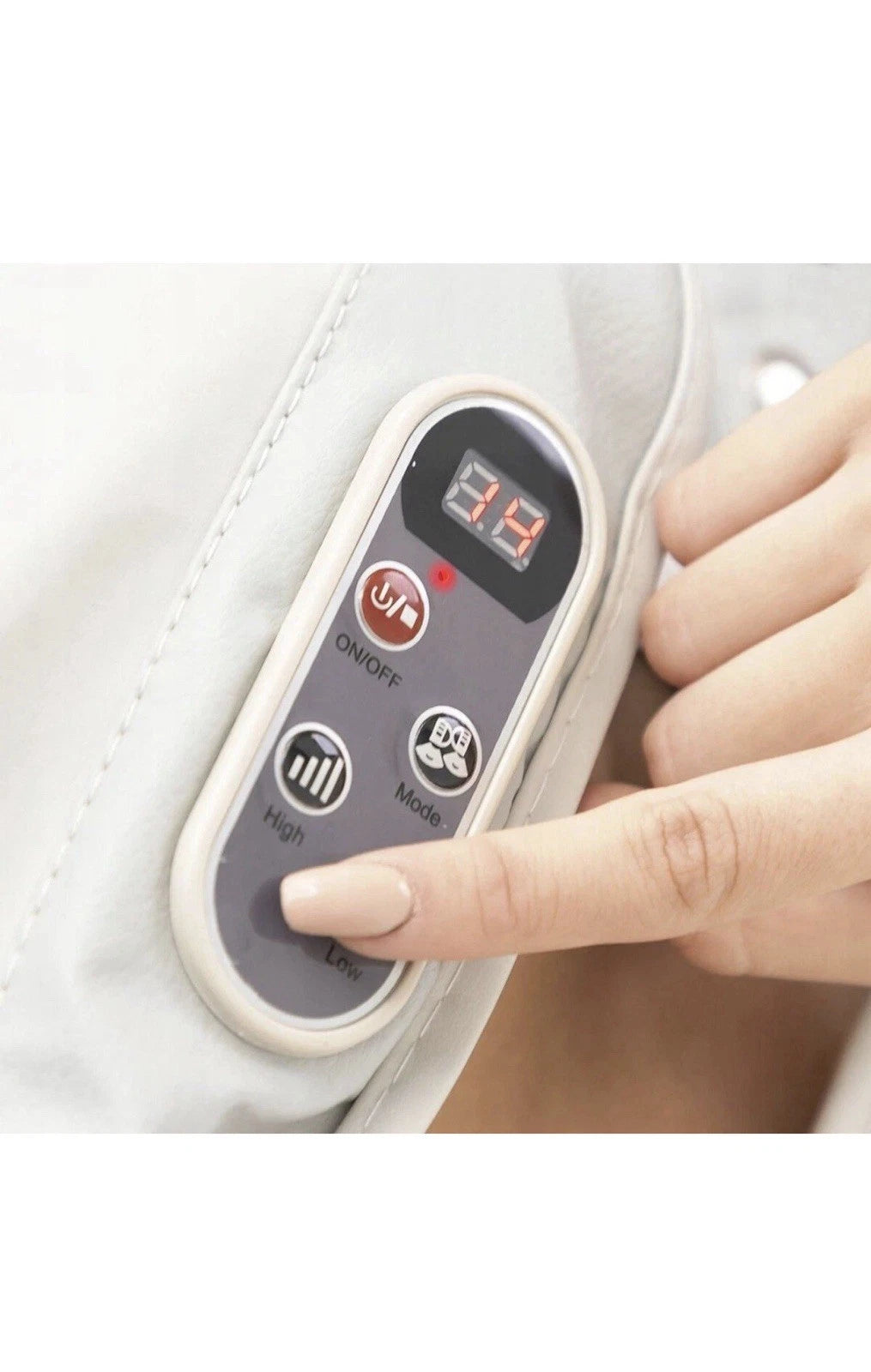 Shiatsu Nacken- & Rückenmassagegerät mit Wärme – Elektrisch, Tiefenmassage 20W