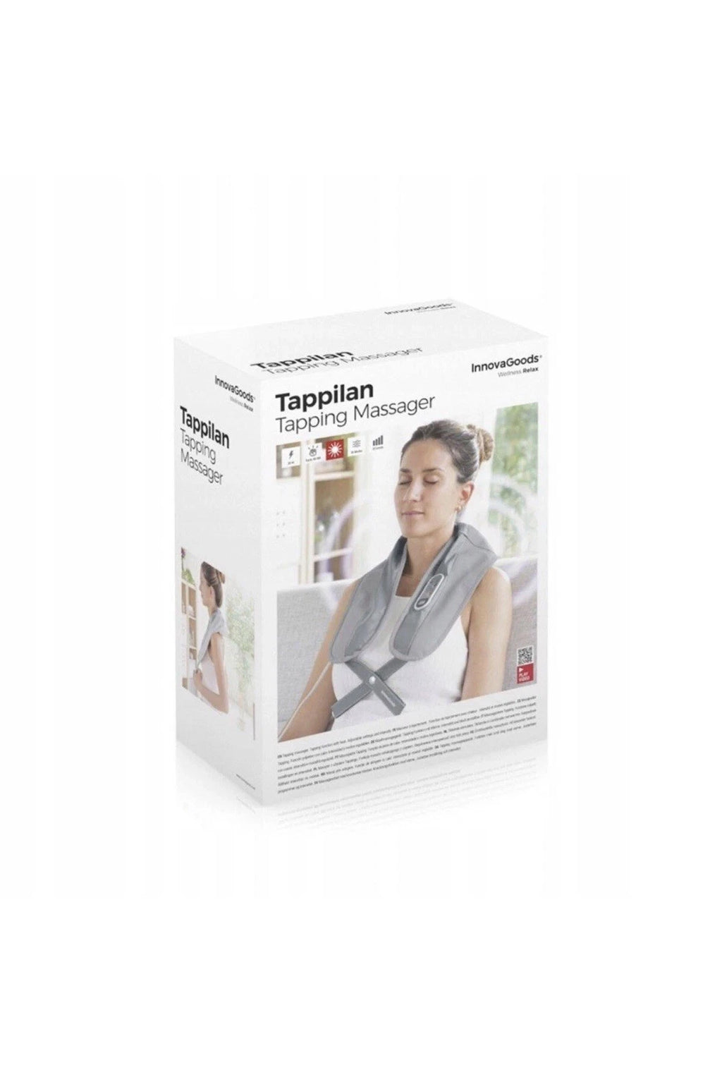 Shiatsu Nacken- & Rückenmassagegerät mit Wärme – Elektrisch, Tiefenmassage 20W